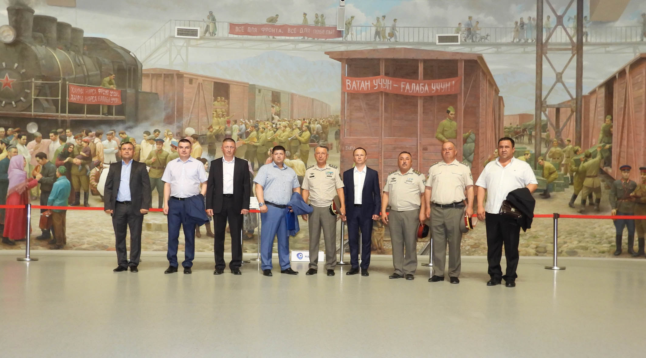 Officers of the internal troops of the Ministry of Internal Affairs of Belarus got acquainted with the activities of the memorial complex 