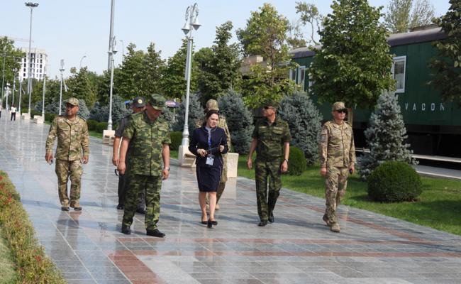 The delegation of the Ministry of Defense of the Republic of Tajikistan visited the 