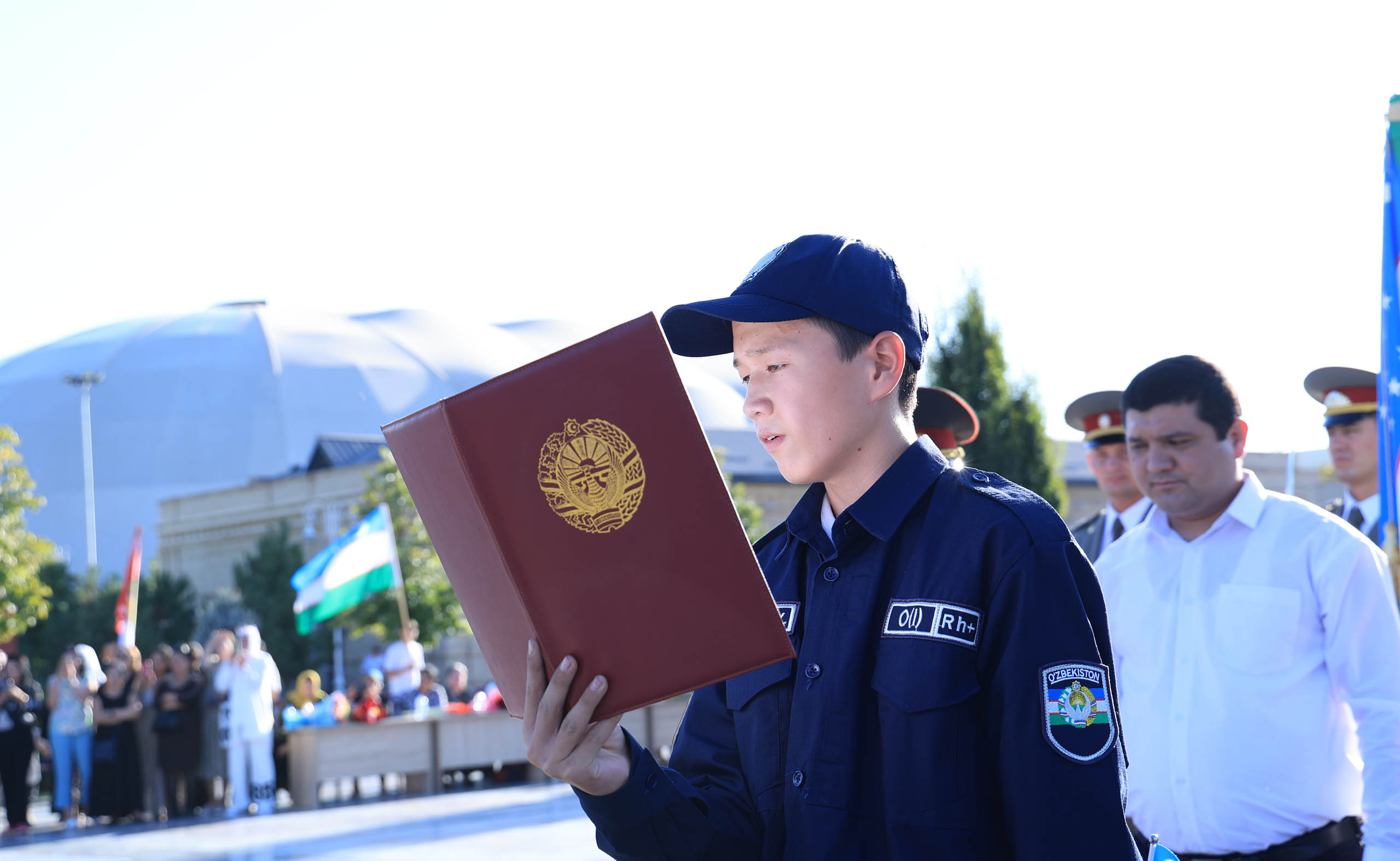 Toshkent shahar Milliy gvardiya umumta’lim maktablaridagi harbiy vatanparvarlik sinflarining yosh gvardiyachilari uchun tantanali va’da berish tadbiri o‘tkazildi